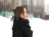 Feet - Natalia A - 2016-10-25 Barefoot on the snow