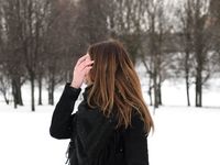 Feet - Natalia A - 2016-10-25 Barefoot on the snow