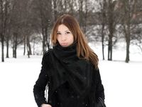 Feet - Natalia A - 2016-10-25 Barefoot on the snow