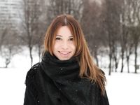 Feet - Natalia A - 2016-10-25 Barefoot on the snow