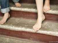 Feet - Natasha A + Luba - 2006-11-08 Tempted to a barefoot walk