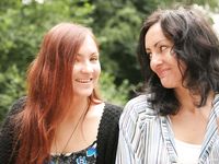 Feet - Natasha A + Luba - 2006-11-08 Tempted to a barefoot walk