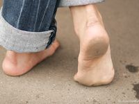 Feet - Natasha A + Luba - 2006-11-08 Tempted to a barefoot walk