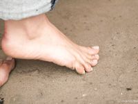 Feet - Natasha A + Luba - 2006-11-08 Tempted to a barefoot walk