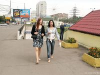 Feet - Natasha A + Luba - 2006-11-08 Tempted to a barefoot walk