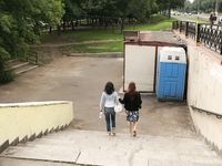 Feet - Natasha A + Luba - 2006-11-08 Tempted to a barefoot walk