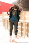 Feet - Natasha G - 2012-11-18 Barefoot in cold weather