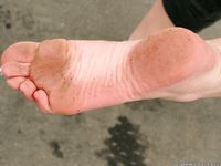 Feet - Natasha G - 2012-11-18 Barefoot in cold weather