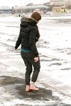 Feet - Natasha G - 2012-11-18 Barefoot in cold weather