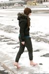Feet - Natasha G - 2012-11-18 Barefoot in cold weather