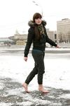 Feet - Natasha G - 2012-11-18 Barefoot in cold weather