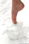 Feet - Natasha G - 2012-11-18 Barefoot in cold weather