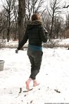 Feet - Natasha G - 2012-11-18 Barefoot in cold weather