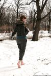 Feet - Natasha G - 2012-11-18 Barefoot in cold weather