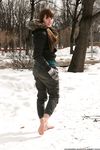 Feet - Natasha G - 2012-11-18 Barefoot in cold weather
