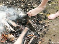 Feet - Nina + Anna Taradanova + Unknown girl - 2007-05-03 Extremal summer day