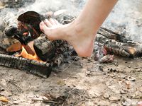 Feet - Nina + Anna Taradanova + Unknown girl - 2007-05-03 Extremal summer day