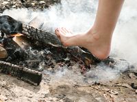 Feet - Nina + Anna Taradanova + Unknown girl - 2007-05-03 Extremal summer day