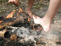 Feet - Nina + Anna Taradanova + Unknown girl - 2007-05-03 Extremal summer day