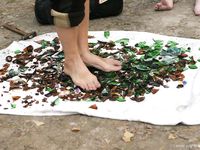 Feet - Nina + Anna Taradanova + Unknown girl - 2007-05-03 Extremal summer day