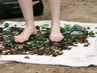 Feet - Nina + Anna Taradanova + Unknown girl - 2007-05-03 Extremal summer day