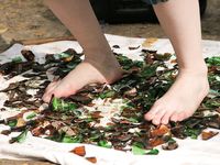 Feet - Nina + Anna Taradanova + Unknown girl - 2007-05-03 Extremal summer day