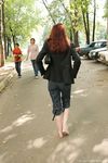 Feet - Nina - 2006-12-27 Red-haired barefoot girl