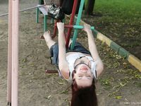 Feet - Nina - 2006-12-27 Red-haired barefoot girl