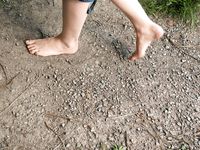 Feet - Nina - 2008-09-21 Barefoot horse riding