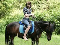 Feet - Nina - 2008-09-21 Barefoot horse riding