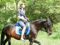 Feet - Nina - 2008-09-21 Barefoot horse riding