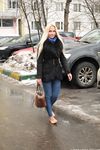 Feet - Nina D - 2017-04-19 Bare feet in the cold slush