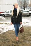 Feet - Nina D - 2017-04-19 Bare feet in the cold slush