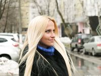 Feet - Nina D - 2017-04-19 Bare feet in the cold slush