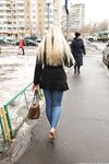 Feet - Nina D - 2017-04-19 Bare feet in the cold slush