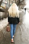 Feet - Nina D - 2017-04-19 Bare feet in the cold slush
