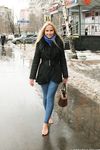 Feet - Nina D - 2017-04-19 Bare feet in the cold slush