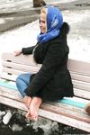 Feet - Nina D - 2017-04-19 Bare feet in the cold slush