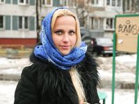 Feet - Nina D - 2017-04-19 Bare feet in the cold slush