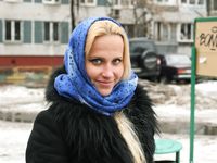 Feet - Nina D - 2017-04-19 Bare feet in the cold slush