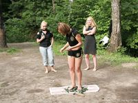 Feet - Oksana + Jenya + Anna Taradanova - 2006-12-03 Sharp exam for bare feet