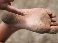 Feet - Oksana + Jenya + Anna Taradanova - 2006-12-03 Sharp exam for bare feet