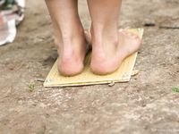 Feet - Oksana + Jenya + Anna Taradanova - 2006-12-03 Sharp exam for bare feet