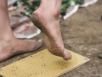 Feet - Oksana + Jenya + Anna Taradanova - 2006-12-03 Sharp exam for bare feet