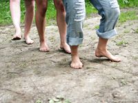 Feet - Oksana + Jenya + Anna Taradanova - 2006-12-03 Sharp exam for bare feet