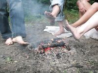 Feet - Oksana + Jenya + Anna Taradanova - 2006-12-03 Sharp exam for bare feet