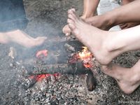 Feet - Oksana + Jenya + Anna Taradanova - 2006-12-03 Sharp exam for bare feet