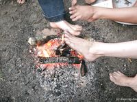 Feet - Oksana + Jenya + Anna Taradanova - 2006-12-03 Sharp exam for bare feet