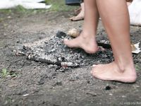 Feet - Oksana + Jenya + Anna Taradanova - 2006-12-03 Sharp exam for bare feet