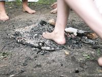 Feet - Oksana + Jenya + Anna Taradanova - 2006-12-03 Sharp exam for bare feet